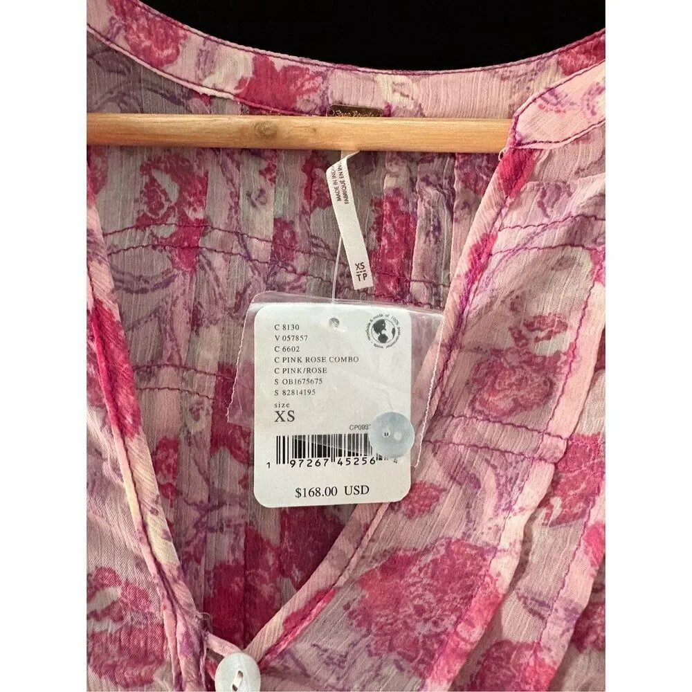 NWT Free People See It Through Maxi Dress Size XS